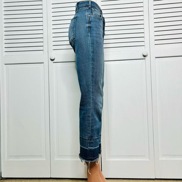 MCGUIRE Raw Hem Light Blue Jeans Size 28