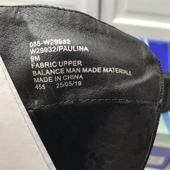 *NEW* WHITE MOUNTAIN Paulina Black Waxy Fabric Tall Boots Size 9