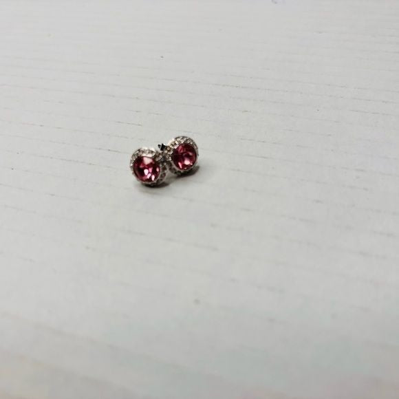 SWAROVSKI Angelic Round Cut Rhodium Plated Earrings