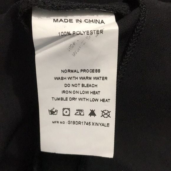 *NEW* GLAMAKER Black Shift Dress Size XL