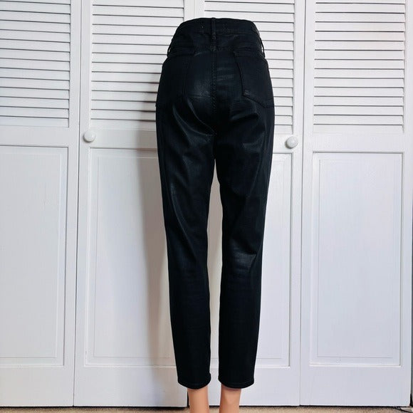 ARTICLES OF SOCIETY Black Coated Skinny Jeans Size 29