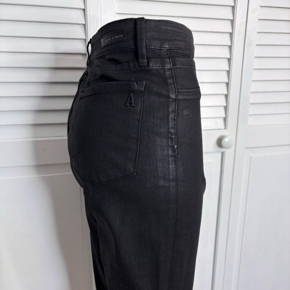 ARTICLES OF SOCIETY Black Coated Skinny Jeans Size 29
