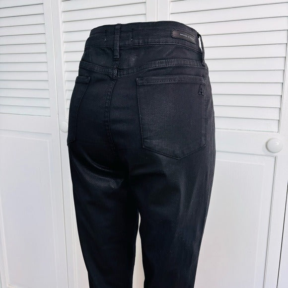 ARTICLES OF SOCIETY Black Coated Skinny Jeans Size 29