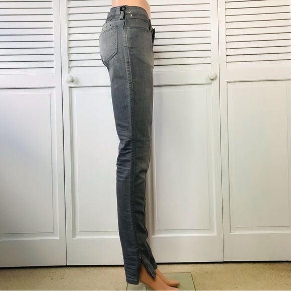 KSUBI Roadie Gray Super Skinny Zip Jeans Size 29 *NEW*