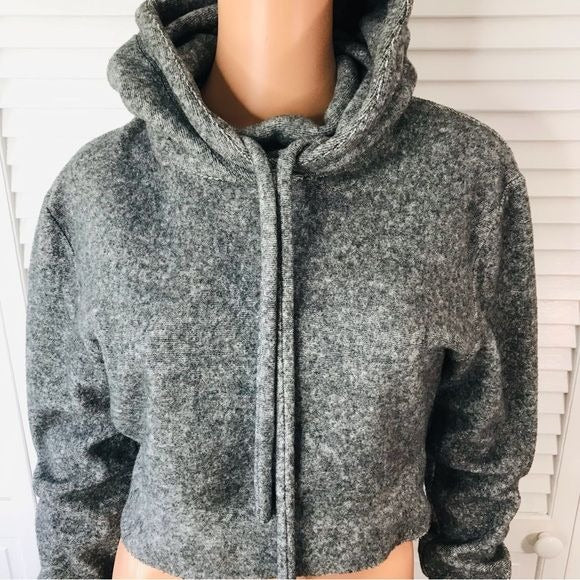 TWENTY Gray Hooded Sweatshirt Size XS