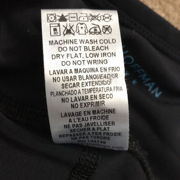 MARA HOFFMAN Black Leggings Size M