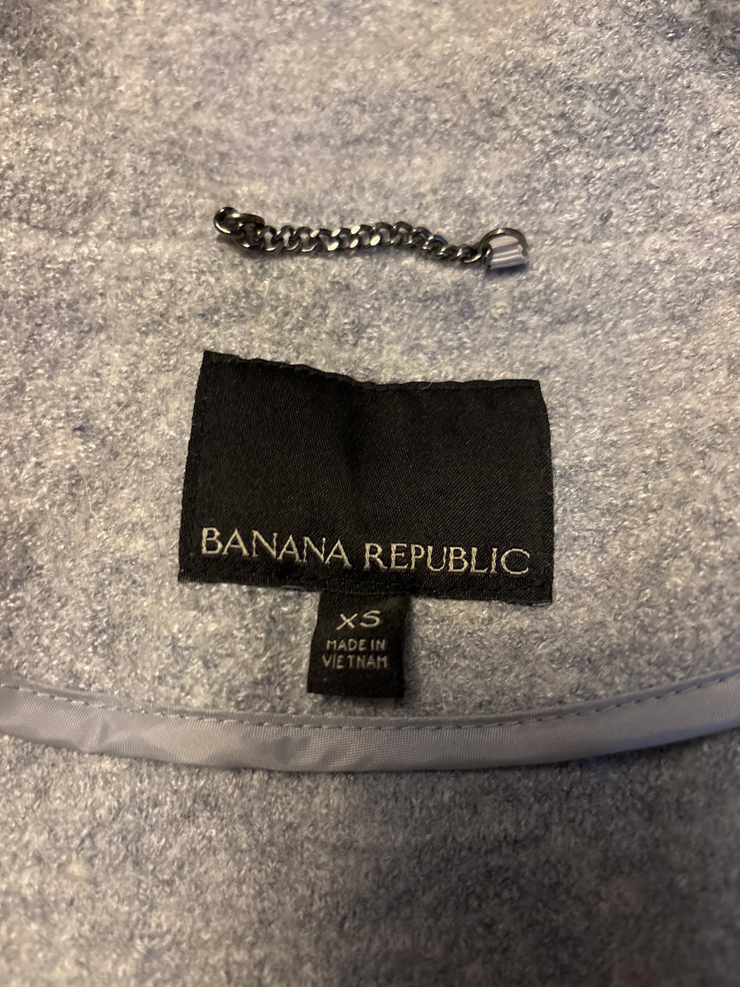 BANANA REPUBLIC Gray Cocoon Zip Jacket Size XS