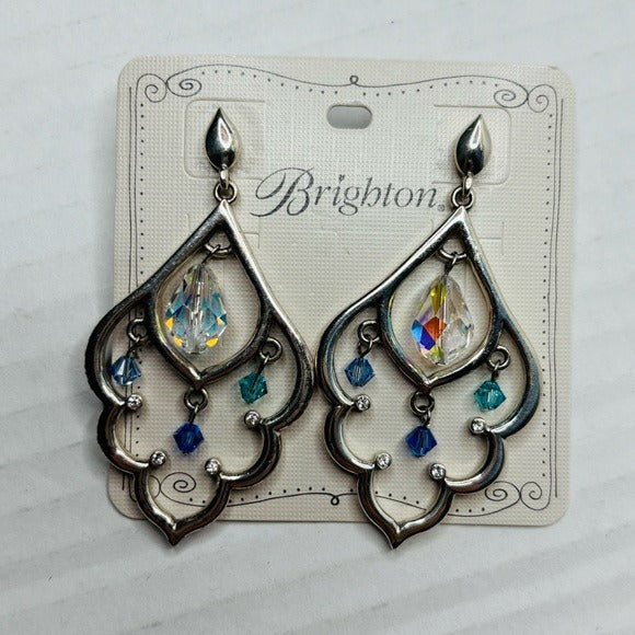 New Brighton Prism Lights Scallop Post Drop Earrings