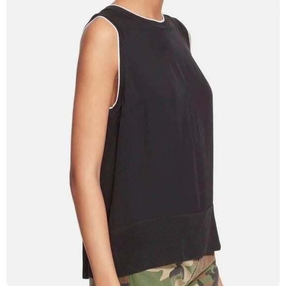 RAG & BONE Abby Black Tank Size S