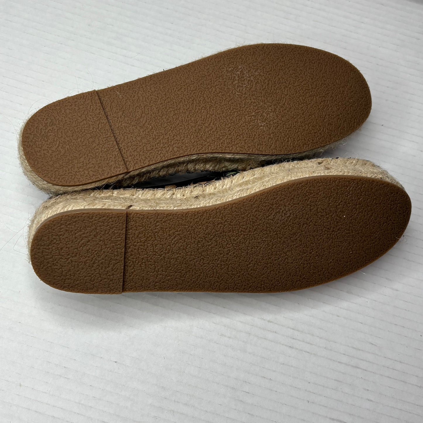 Johnny Was Embroidered Leopard Print Slip-On Espadrilles Size 8