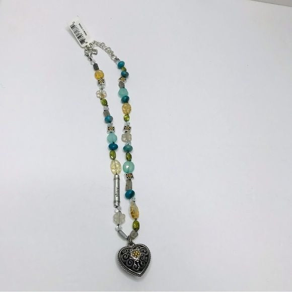 BRIGHTON American Hero Multicolor Beaded Necklace *NEW*