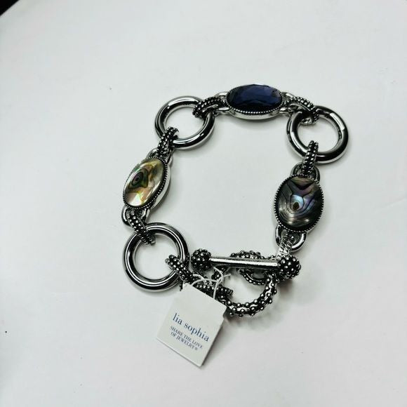 *NEW* LIA SOPHIA Epiphany Genuine Abalone Pearl Bracelet
