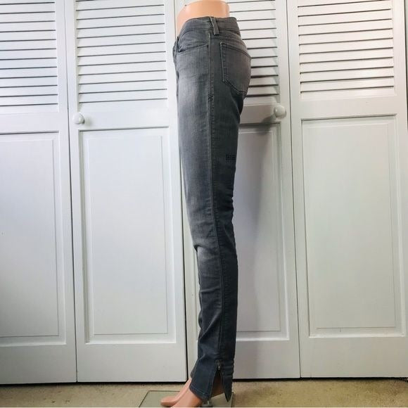 KSUBI Roadie Gray Super Skinny Zip Jeans Size 29 *NEW*