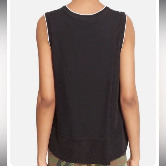 RAG & BONE Abby Black Tank Size S