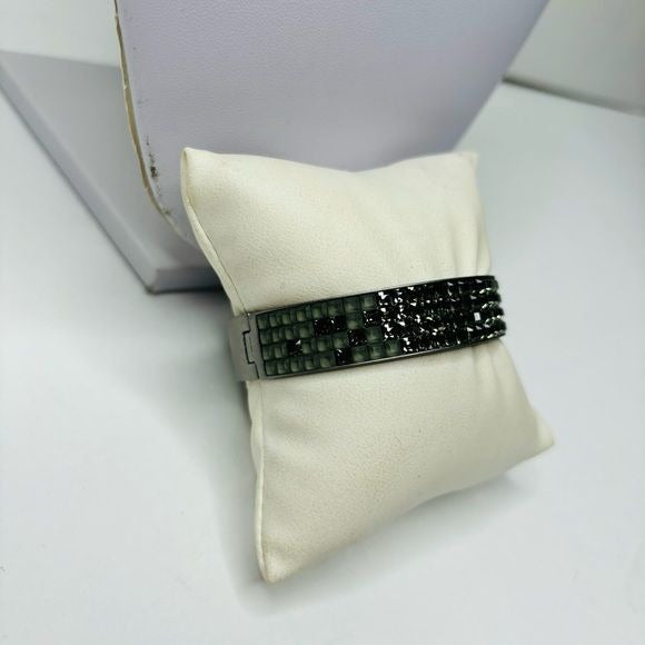 ATELIER SWAROVSKI X Viktor & Rolf Crystal Frozen Hinged Bracelet