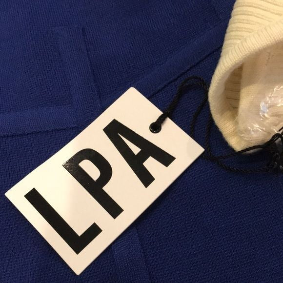 *NEW* LPA Beige Knit Sweetheart Strapless Crop Top