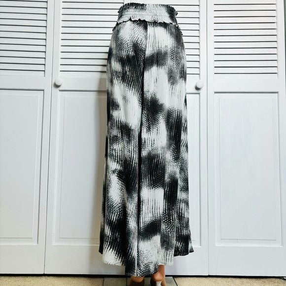 *NEW* MUCHE ET MUCHETTE Wide Leg Snake Print Palazo Pants One Size