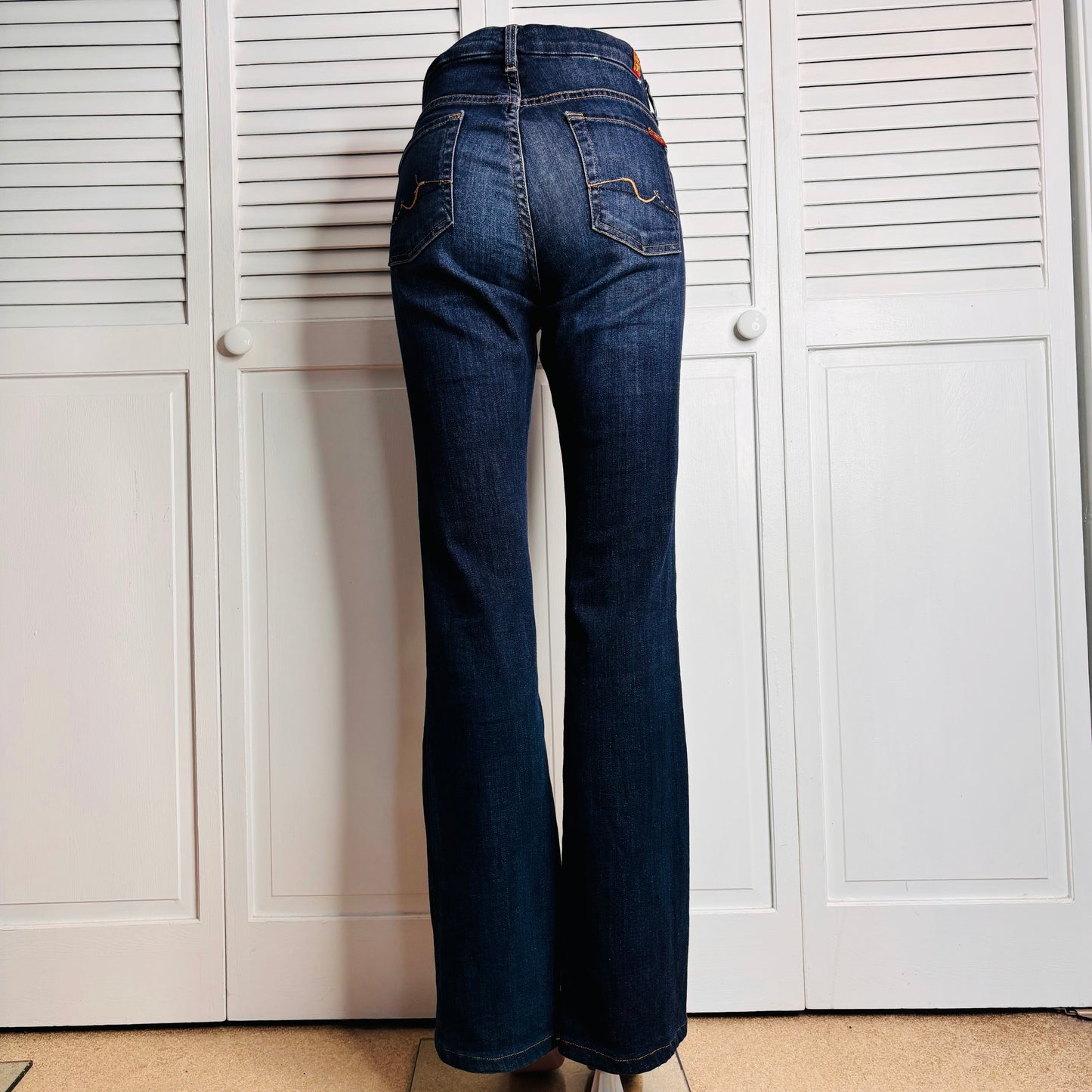 7 FOR ALL MANKIND Kimmie Bootcut In Rinsed Indigo Size 29
