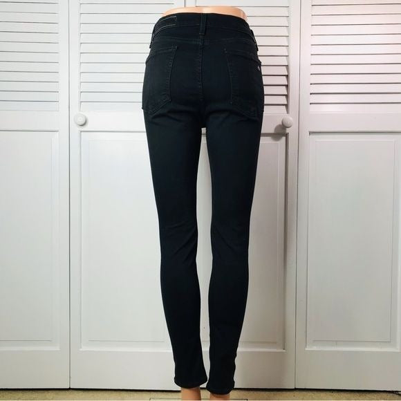 RAG & BONE Black High Risk Ankle Skinny Pants Size 29