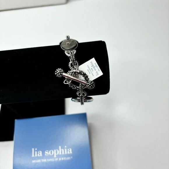 *NEW* LIA SOPHIA Epiphany Genuine Abalone Pearl Bracelet