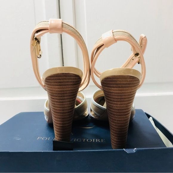 *NEW* POUR LA VICTOIRE Kiran Beige Pointed Toe Heels Size 8M