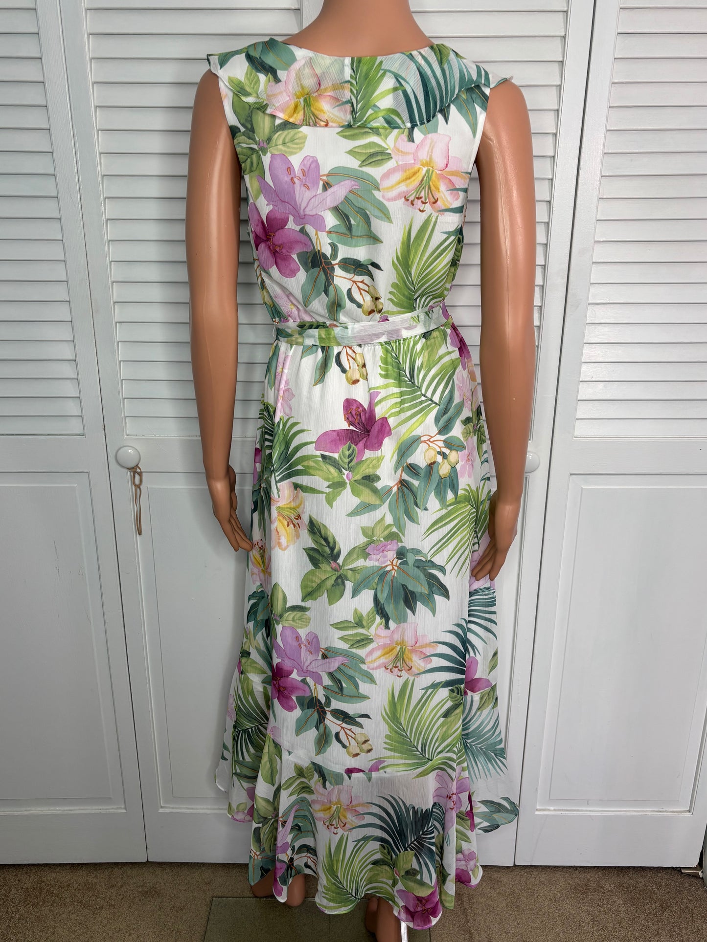 New TOMMY BAHAMA Tropical Bliss Faux Wrap Maxi Dress XS