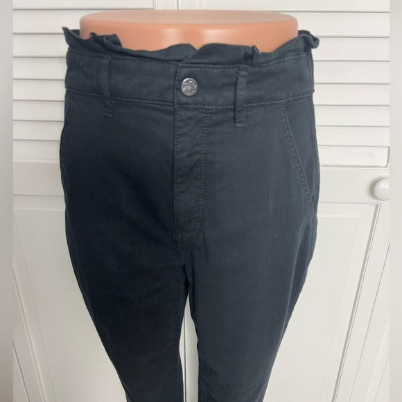 WHITE HOUSE BLACK MARKET Slim Ankle Extra High-Rise Pants in Black Size 4