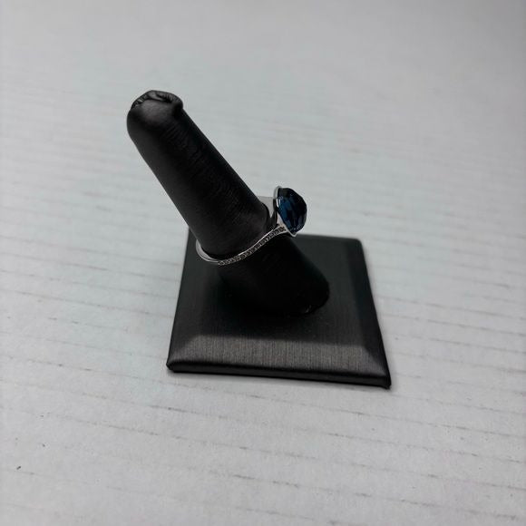 *NEW* SWAROVSKI Tanzanite Crystal Pave Dot Ring Size 8
