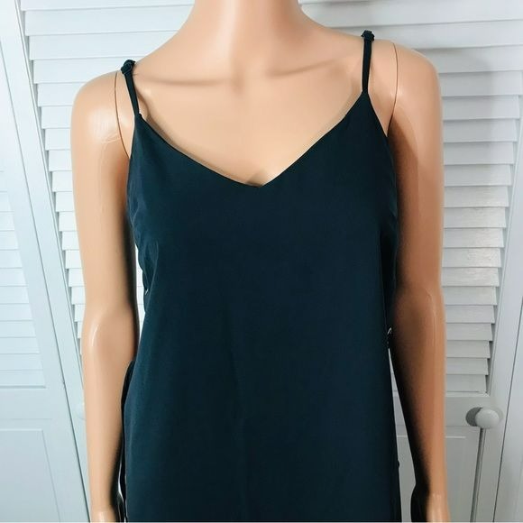 ASOS Dark Gray Spaghetti Strap Dress Size 2