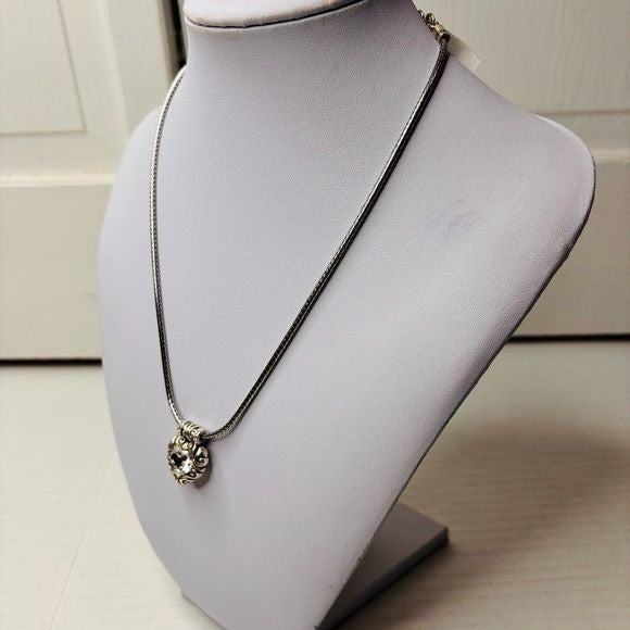 *NEW* BRIGHTON Silver Regina Heart Pendent Necklace