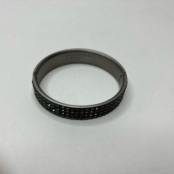ATELIER SWAROVSKI X Viktor & Rolf Crystal Frozen Hinged Bracelet