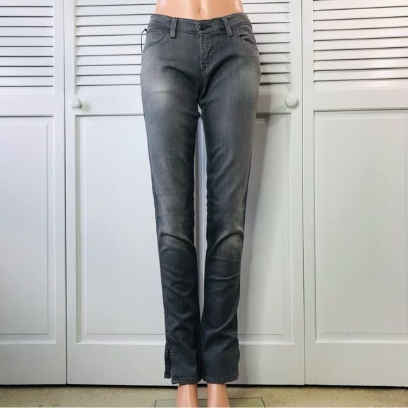 KSUBI Roadie Gray Super Skinny Zip Jeans Size 29 *NEW*