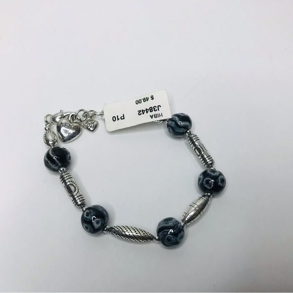 *NEW* BRIGHTON Hiba Silver Beaded Bracelet