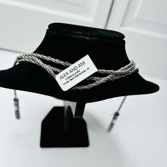*NEW* ALEX AND ANI Holiday Tassel Wrap Necklace