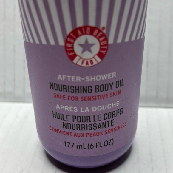 New FIRST AID BEAUTY After-Shower Nourishing Body Oil