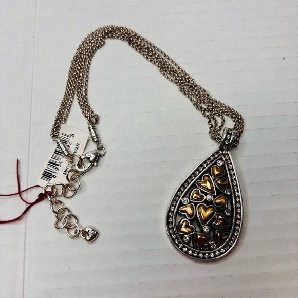 *NEW* BRIGHTON Crazy Love Silver Gold Pendent Necklace