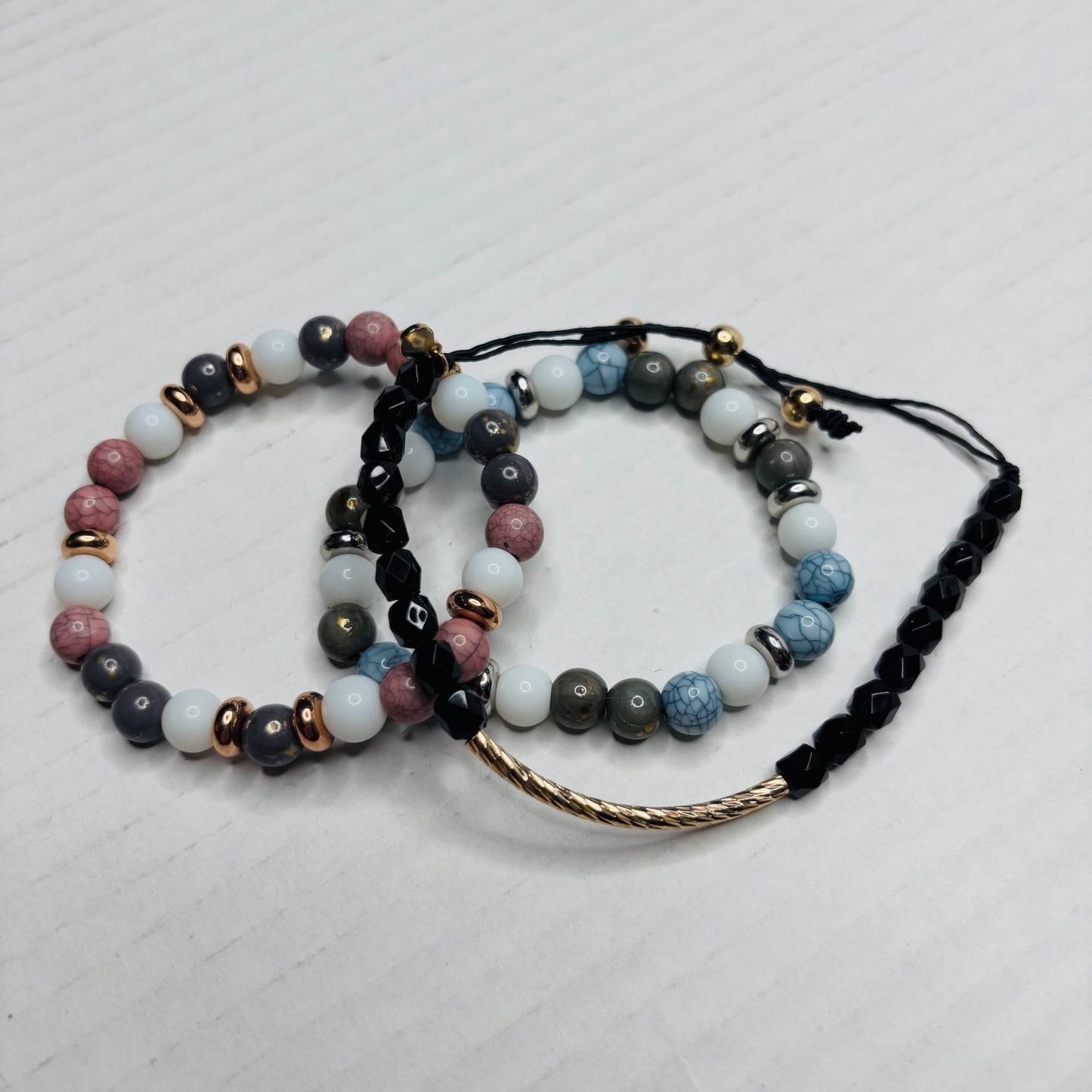 NEW AMELIA RUE KINSLEY 3-Piece Bracelet Set