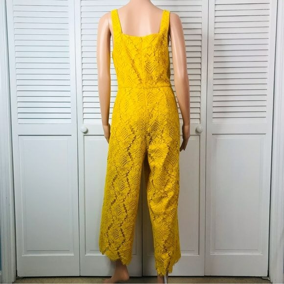TRINA TURK Yellow Adventure Jumpsuit Size 6