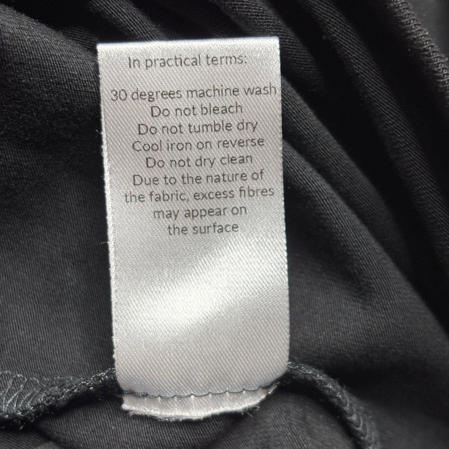 SAINT + SOFIA Black Organic Cotton Cap Sleeve Tee Size 10