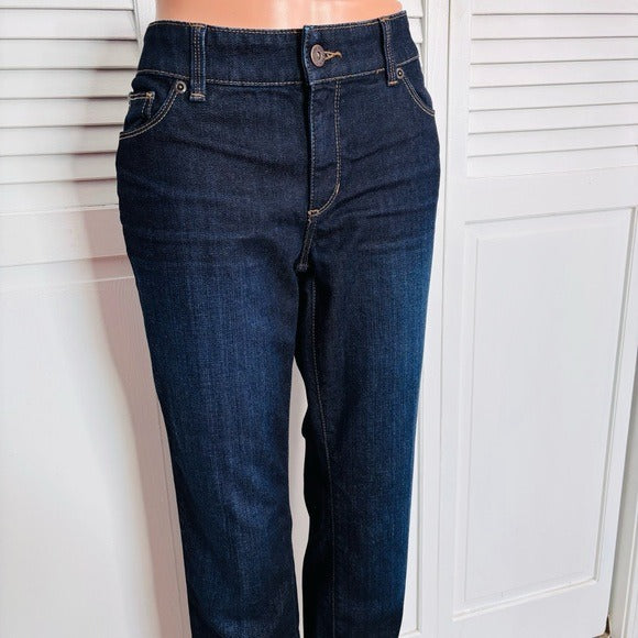 CHICO’S Platinum Denim Jeans Size 4