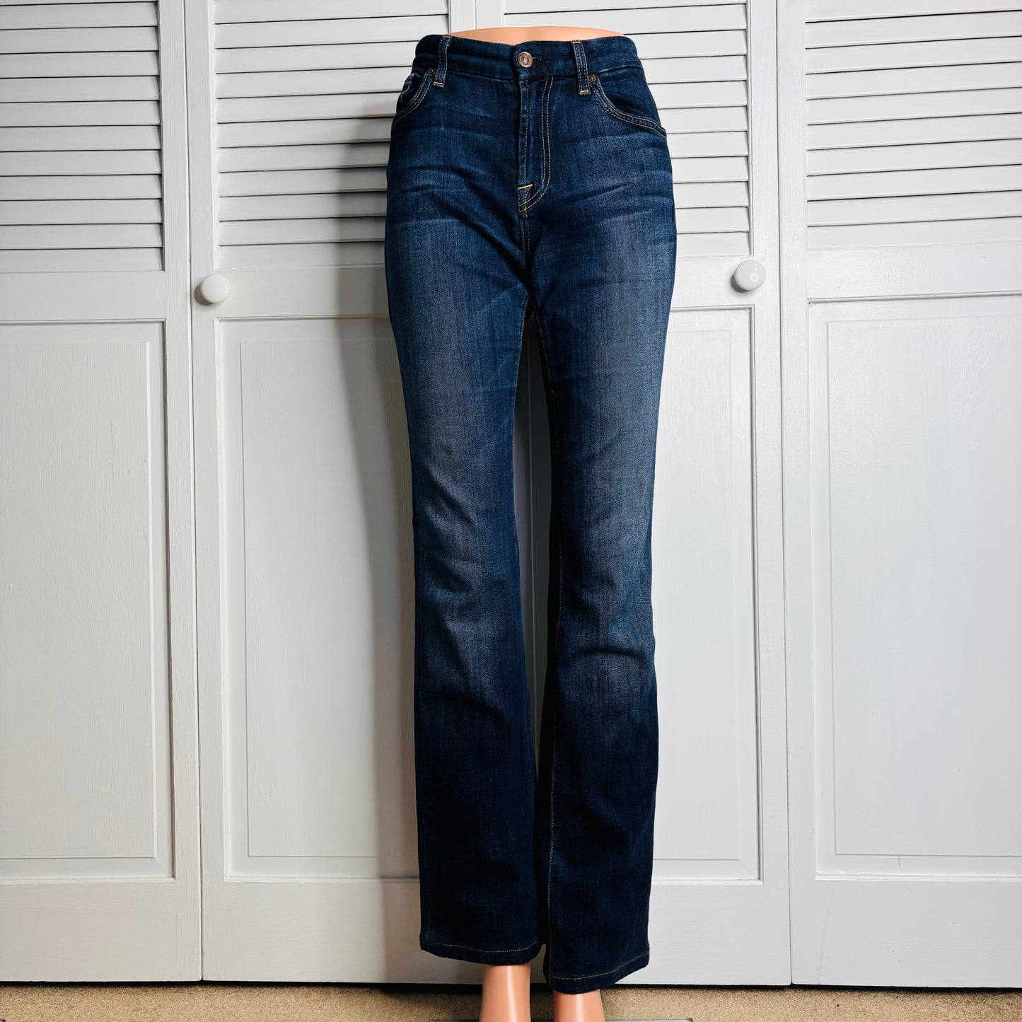 7 FOR ALL MANKIND Kimmie Bootcut In Rinsed Indigo Size 29