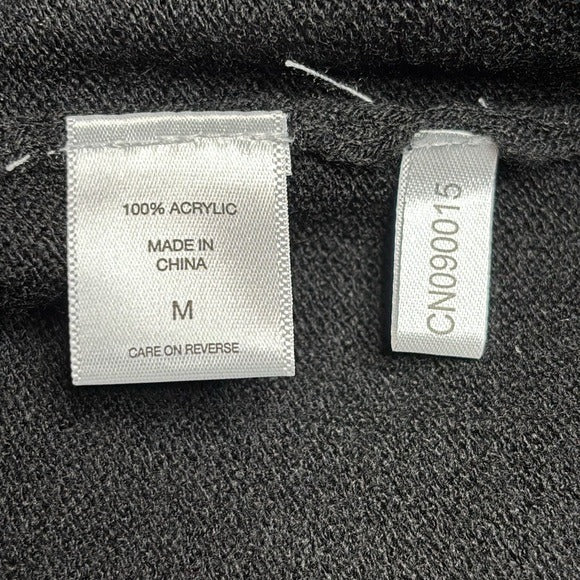 NEW YORK & COMPANY SoHo Street Black Hooded Sweater Dress Size Medium