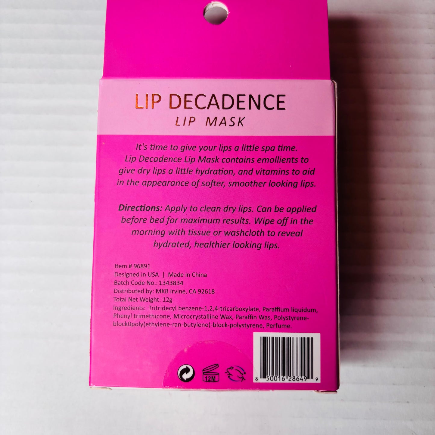*NEW* LUXE BEAUTY Lip Decadence Lip Mask