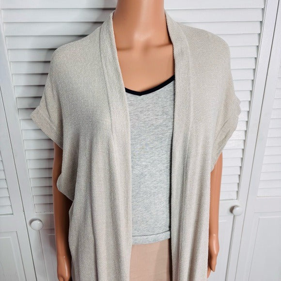 BAREFOOT DREAMS CozyChic Ultra Lite Long Sleeveless Cardigan Size XL