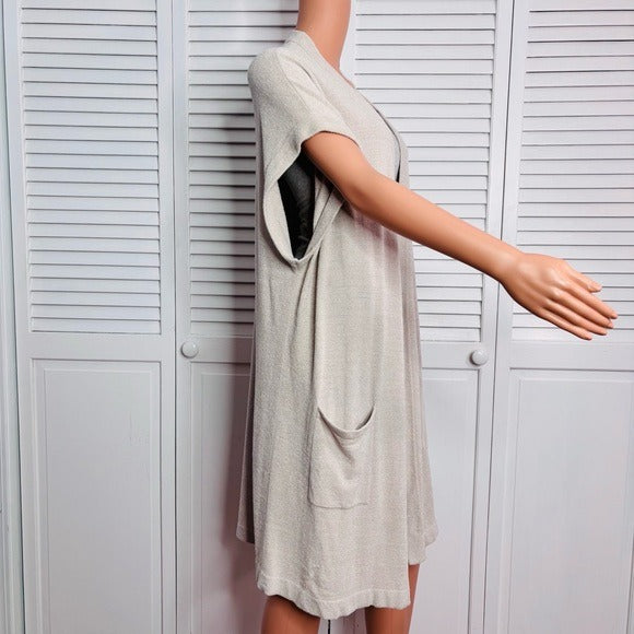 BAREFOOT DREAMS CozyChic Ultra Lite Long Sleeveless Cardigan Size XL