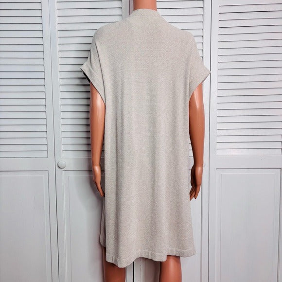 BAREFOOT DREAMS CozyChic Ultra Lite Long Sleeveless Cardigan Size XL