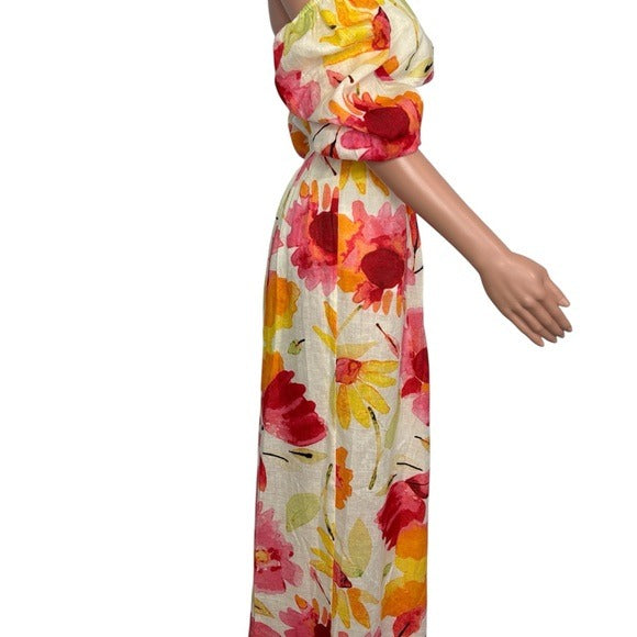 NEW RUMER Coco & Lola Exclusive Floral Print Camille Crop Top & Sunshine Skirt