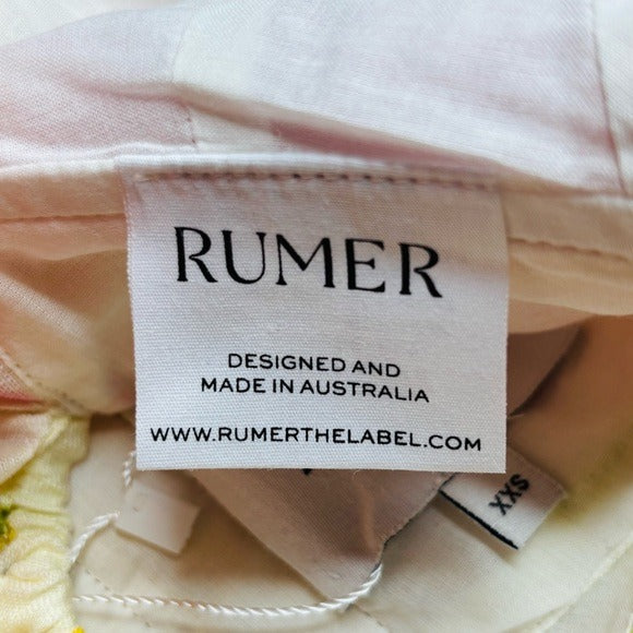 NEW RUMER Coco & Lola Exclusive Floral Print Camille Crop Top & Sunshine Skirt