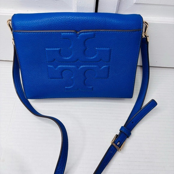*New* TORY BURCH Blue Bombe T Combo Crossbody Bag