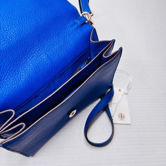 *New* TORY BURCH Blue Bombe T Combo Crossbody Bag